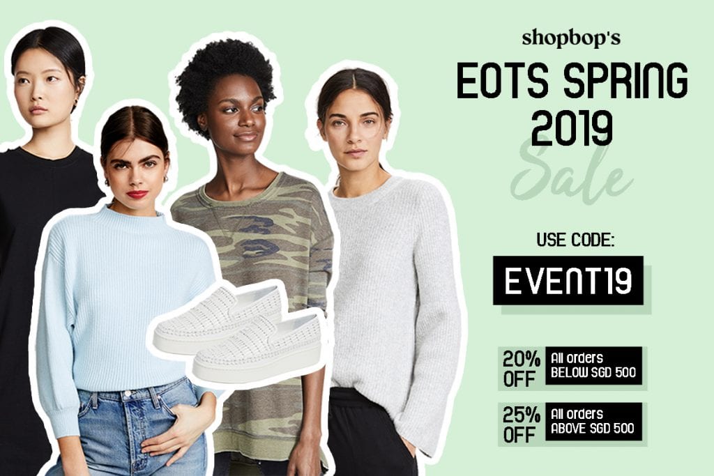 Shopbop's EOTS Spring 2019 sale is happening now!